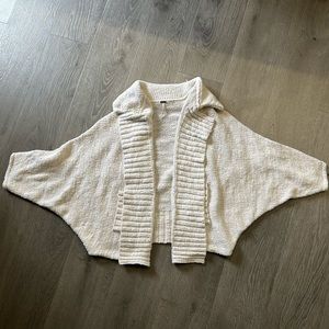 White free people cardigan